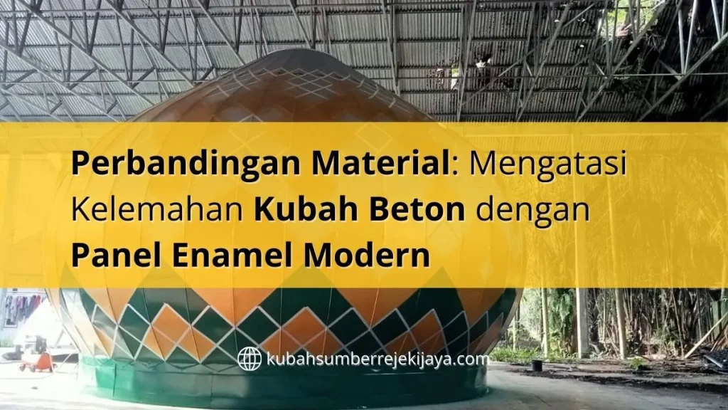 Perbandingan Material beton dan penel enamel