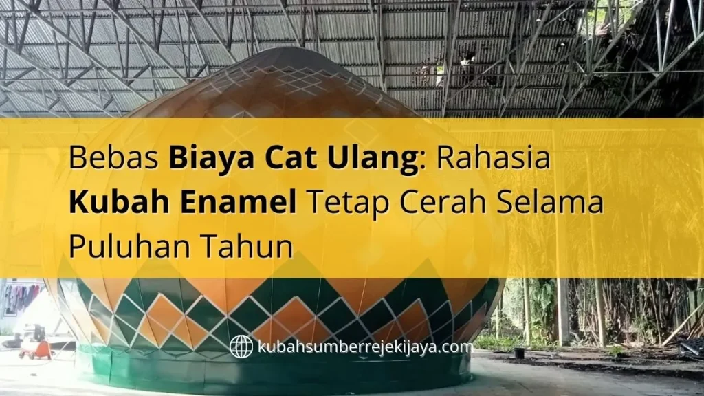 Rahasia Kubah Enamel Tetap Cerah