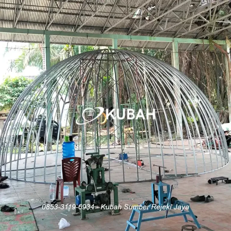 pembuatan rangka kubah jambi
