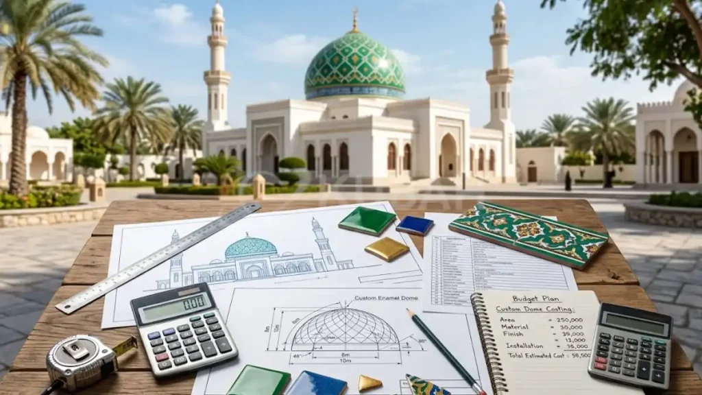 Panduan Menghitung Harga Kubah Enamel Custom Sesuai Budget Masjid